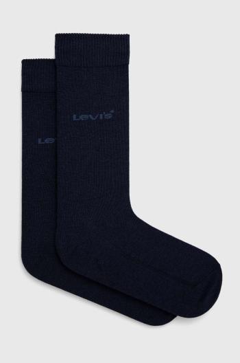 Ponožky Levi's 2-pack tmavomodrá barva