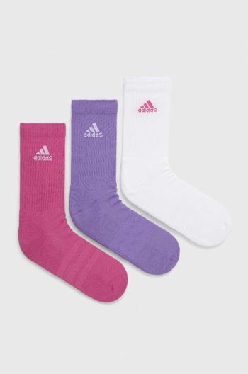 Ponožky adidas Performance 3-pack růžová barva