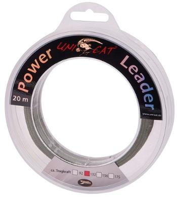 Uni cat návazcová šňůra power leader grey 20 m - průměr 1,40mm / nosnost 156kg