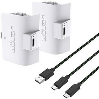 VENOM VS2874 Xbox Series S/X & One White High Capacity Twin Battery Pack + 3m kabel (VS2874)
