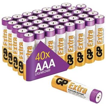 GP Alkalická baterie GP Extra AAA (LR03), 40 ks (1013100401)