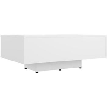 Konferenční stolek bílý 85 × 55 × 31 cm dřevotříska (803380)