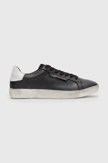 Kožené sneakers boty AllSaints Sheer černá barva