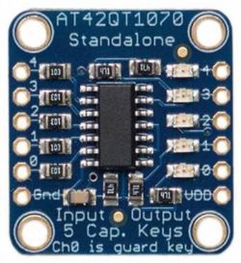 Rozšiřující deska Adafruit Capacitive Touch Sensor Breakout - AT42QT1070 1362