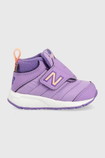 Dětské zimní boty New Balance ITCOZYGP fialová barva