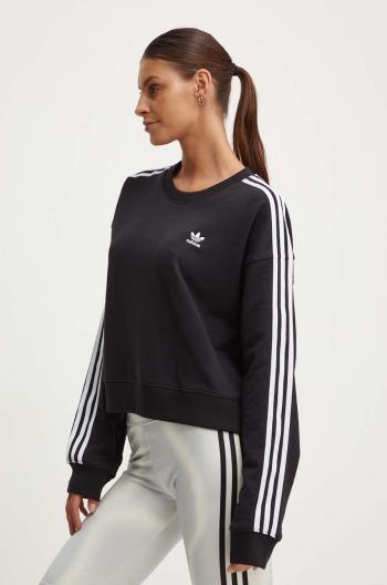 Mikina adidas Originals 0 dámská, černá barva, s aplikací, IR5522