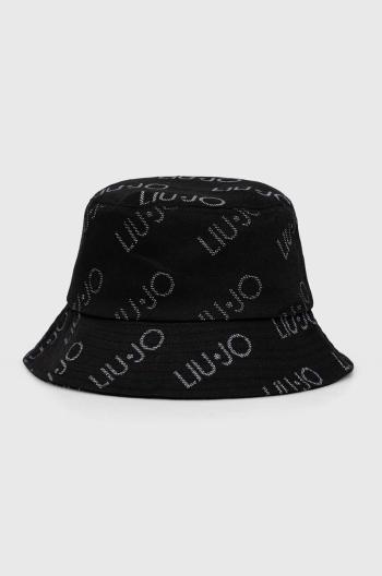 Bavlněná čepice Liu Jo černá barva