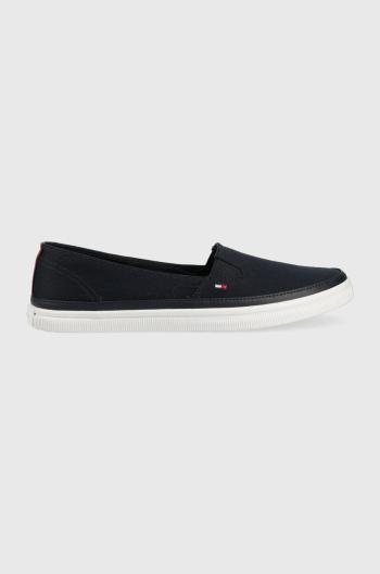 Tenisky Tommy Hilfiger ESSENTIAL KESHA SLIP-ON dámské, tmavomodrá barva, FW0FW07121