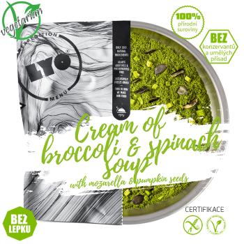 Polévka LYOfood Krémová brokolicová polévka se špenátem, mozzarellou a dýňovými semínky - 60 g