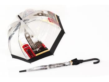 PROHOME - Deštník průsvitný PVC 58,5cm