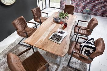 Jídelní stůl TABLES & BENCHES CURVE-RECTANGLE – 240 × 100 × 78 cm