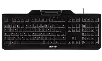 CHERRY klávesnice se čtečkou karet KC 1000 SC/ USB/ ISO 7816 podporované karty/ černá/ CZ layout, JK-A0100CS-2