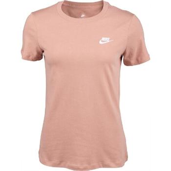 Nike NSW CLUB TEE Dámské tričko, lososová, velikost XL