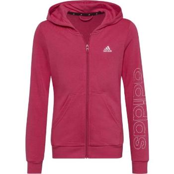 adidas LIN FZ HD Dívčí mikina, růžová, velikost 152