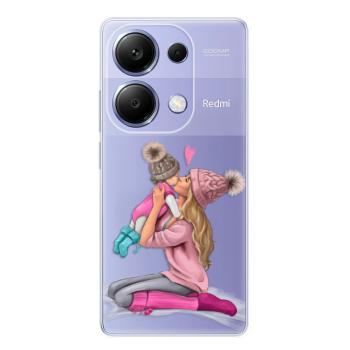 Odolné silikonové pouzdro iSaprio - Kissing Mom - Blond and Girl - Xiaomi Redmi Note 13 Pro