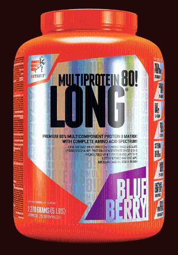 Extrifit Long 80 Multiprotein 2270 g blueberry