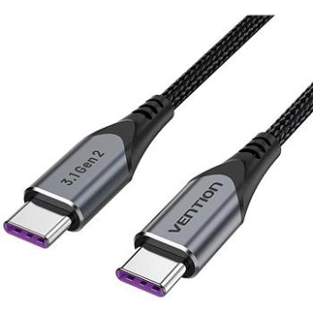 Vention USB-C 3.1 Gen 2 100W 10Gbps Cable 1M Gray Aluminum Alloy Type (TAHHF)