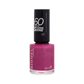 Rimmel London 60 Seconds Super Shine 8 ml lak na nehty pro ženy 321 Pink Fields