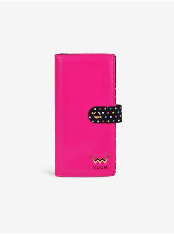 Černo-růžová dámská vzorovaná peněženka VUCH Belle