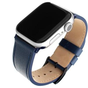FIXED Leather Strap pro Apple Watch 42/44/45/Ultra 49mm modrý (FIXLST-434-BL)