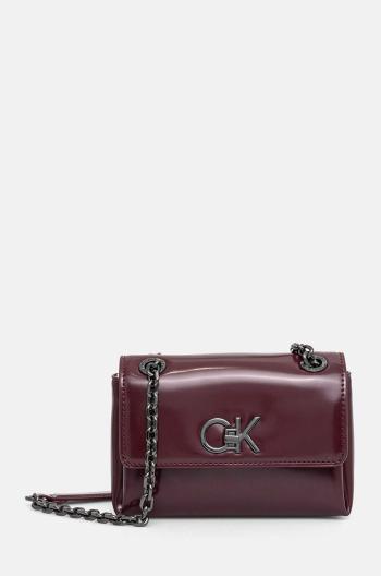 Kabelka Calvin Klein fialová barva, K60K612558