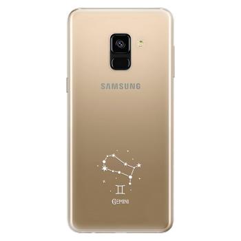 Odolné silikonové pouzdro iSaprio - čiré - Blíženci - Samsung Galaxy A8 2018