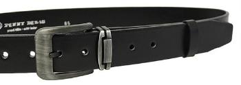 Penny Belts Pánský kožený opasek 507-60 black 105 cm