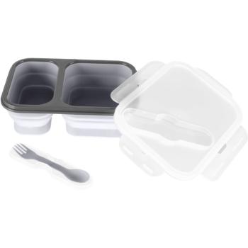 Zopa Silicone Lunch Box Large jídelní sada Dove Grey 21x15 cm 1 ks