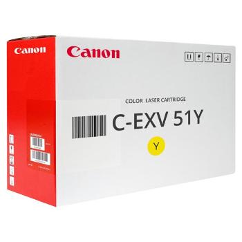 CANON C-EXV51 Y - originální toner, žlutý, 60000 stran