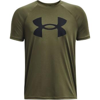 Under Armour TECH BIG LOGO Chlapecké triko, khaki, velikost