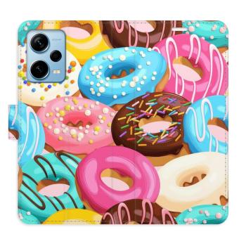 Flipové pouzdro iSaprio - Donuts Pattern 02 - Xiaomi Redmi Note 12 Pro+ 5G