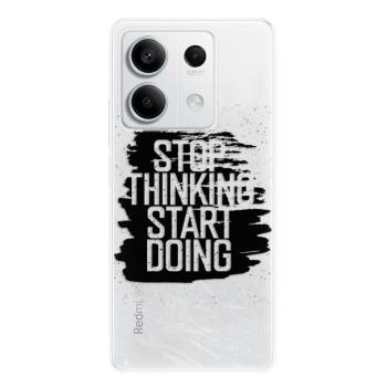 Odolné silikonové pouzdro iSaprio - Start Doing - black - Xiaomi Redmi Note 13 5G