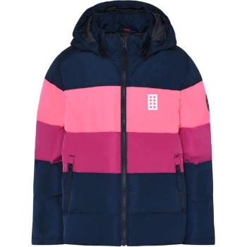 LegoWear LWJIPE 705 JACKET Dětská zimní bunda, růžová, velikost 140