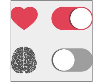 Plakát čtverec Ikea kompatibilní love ON brain OFF