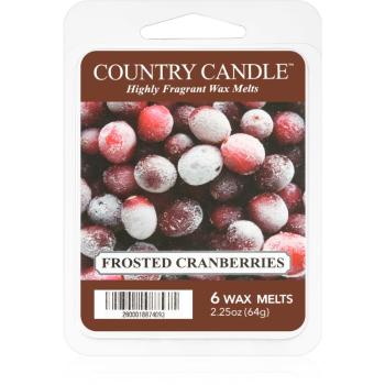 Country Candle Frosted Cranberries vosk do aromalampy 64 g