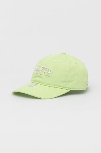 Bavlněná čepice Von Dutch zelená barva, s aplikací
