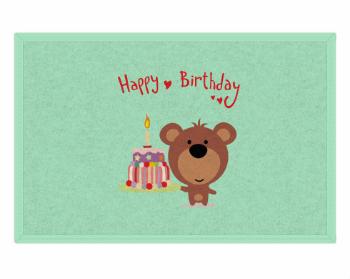 Rohožka Happy Birthday Bear