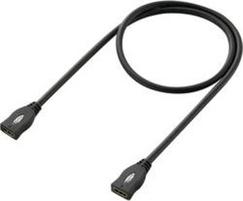 HDMI prodlužovací kabel SpeaKa Professional SP-1793612, 1.00 m, černá