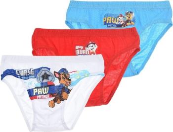 MODRO-ČERVENO-BÍLÝ SET CHLAPECKÉHO PRÁDLA PAW PATROL Velikost: 116/128