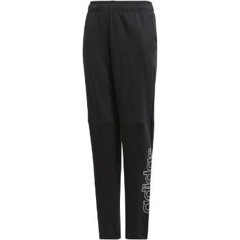 adidas ESSENTIALS COMMERCIAL LINEAR PANT Chlapecké sportovní kalhoty, černá, velikost 128