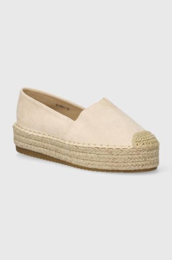 Espadrilky Answear Lab růžová barva, na platformě