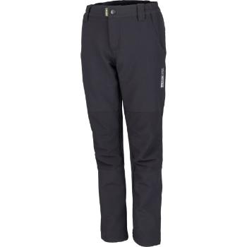 Lewro MOESS Dětské outdoorové kalhoty, černá, velikost 128-134