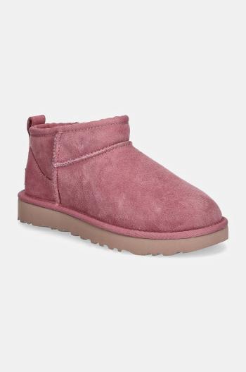 Sněhule UGG Classic Ultra Mini růžová barva, 1116109-DYR