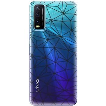 iSaprio Abstract Triangles 03 - black pro Vivo Y20s (trian03b-TPU3-vY20s)