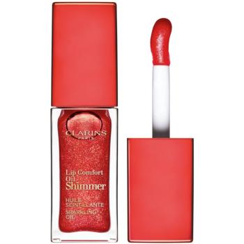 Clarins Lip Comfort Oil Shimmer olej na rty odstín 07 Red Hot 7 ml