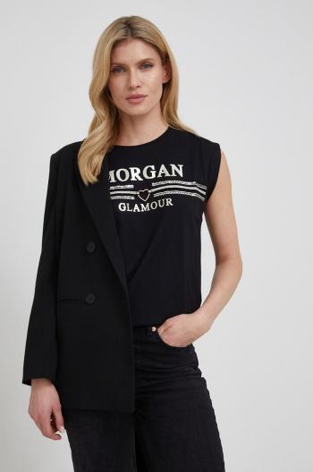 Tričko Morgan dámský, černá barva