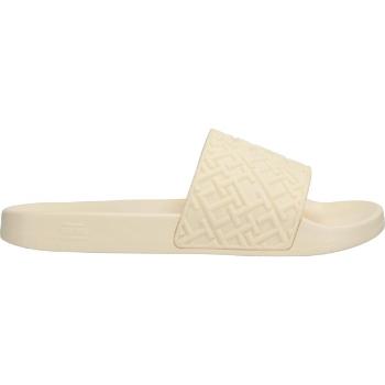 Tommy Hilfiger MONOGRAM POOL SLIDE Dámské pantofle, žlutá, velikost