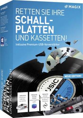 Magix Retten Sie Ihre Schallplatten & Kassetten! (2021) plná verze, 1 licence Windows digitalizační software