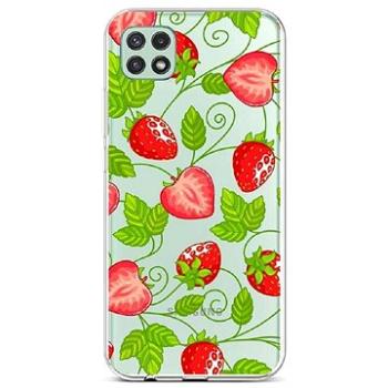 TopQ Samsung A22 5G silikon Strawberries 65055 (Sun-65055)