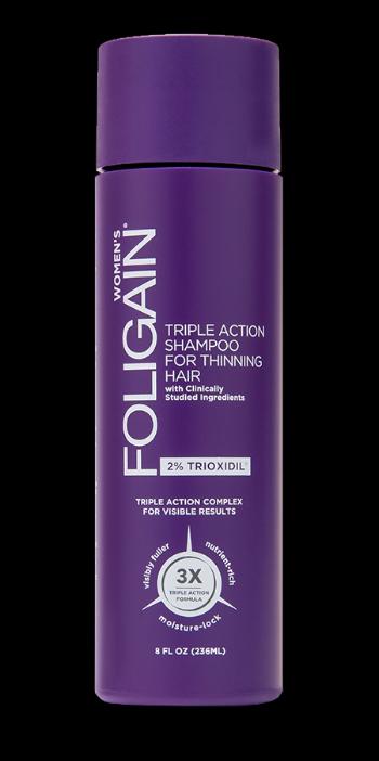 Foligain Triple Action šampon proti padání vlasů s 2% trioxidilem pro ženy, 236 ml
